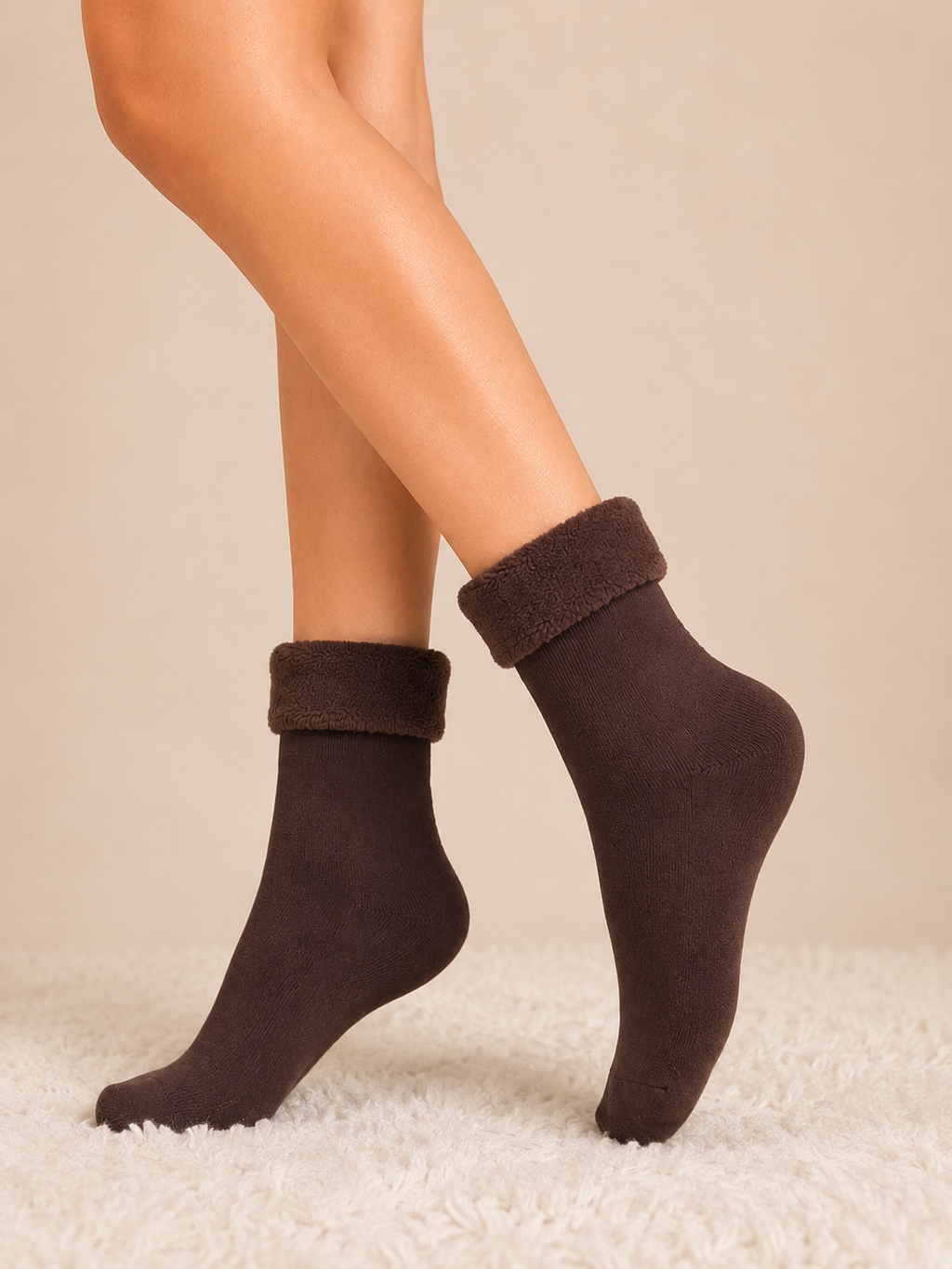 Calcetines Forrados de Polar (Pack de 6 Pares Surtidos)